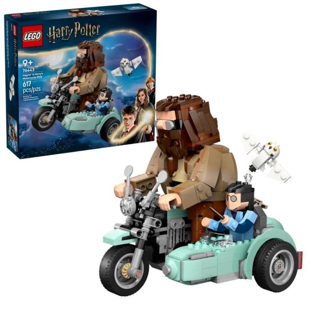 Lego Harry Potter Passeio De Moto Hagrid E Harry 76443
