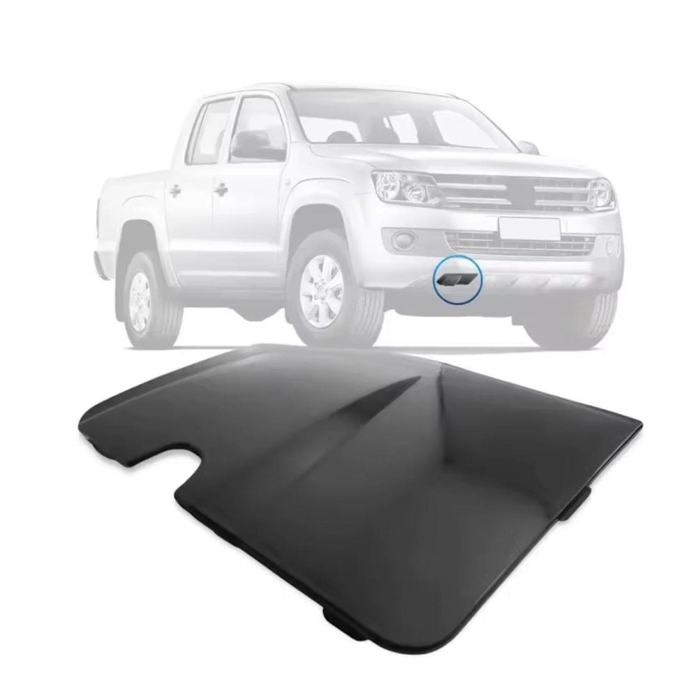 Tampa Reboque Parachoque Dianteiro Amarok 2010 A 2016 Preto