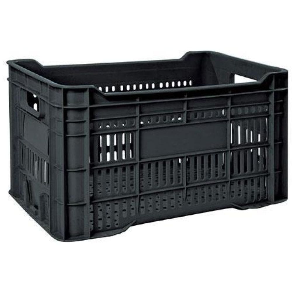 Caixa Plástica Multiuso Vazada 56X36X31Cm Preta Arqplast