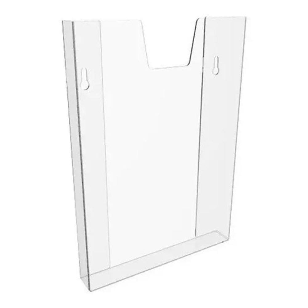 Display Parede Acrílico A3 Horizontal Porta Folha Escritório