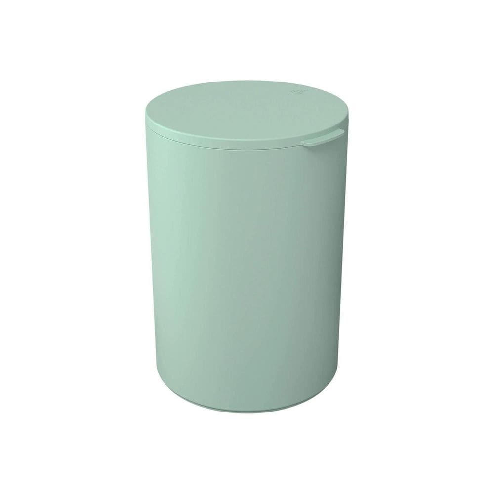 Lixeira Coza Banheiro Com Tampa 5 Litros Serene - Verde