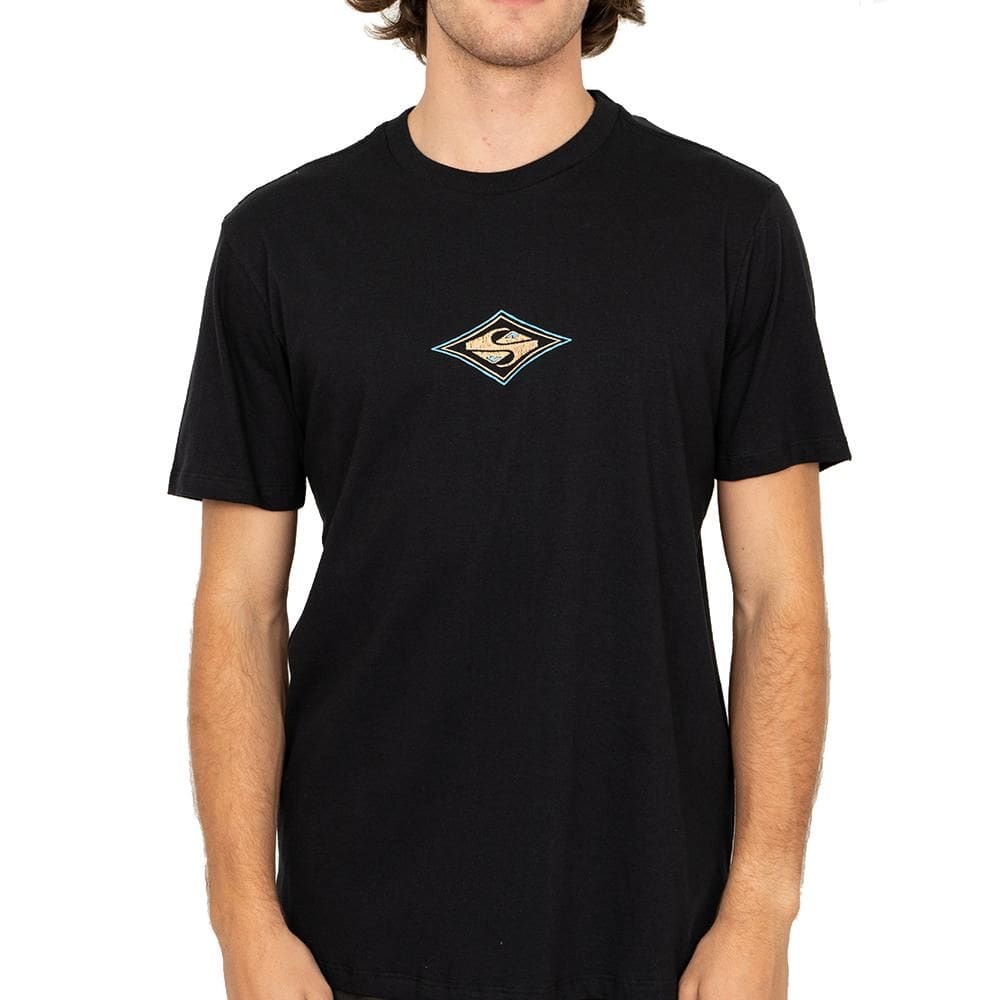 Camiseta Quiksilver Swell Ovation SM26 Masculina Preto