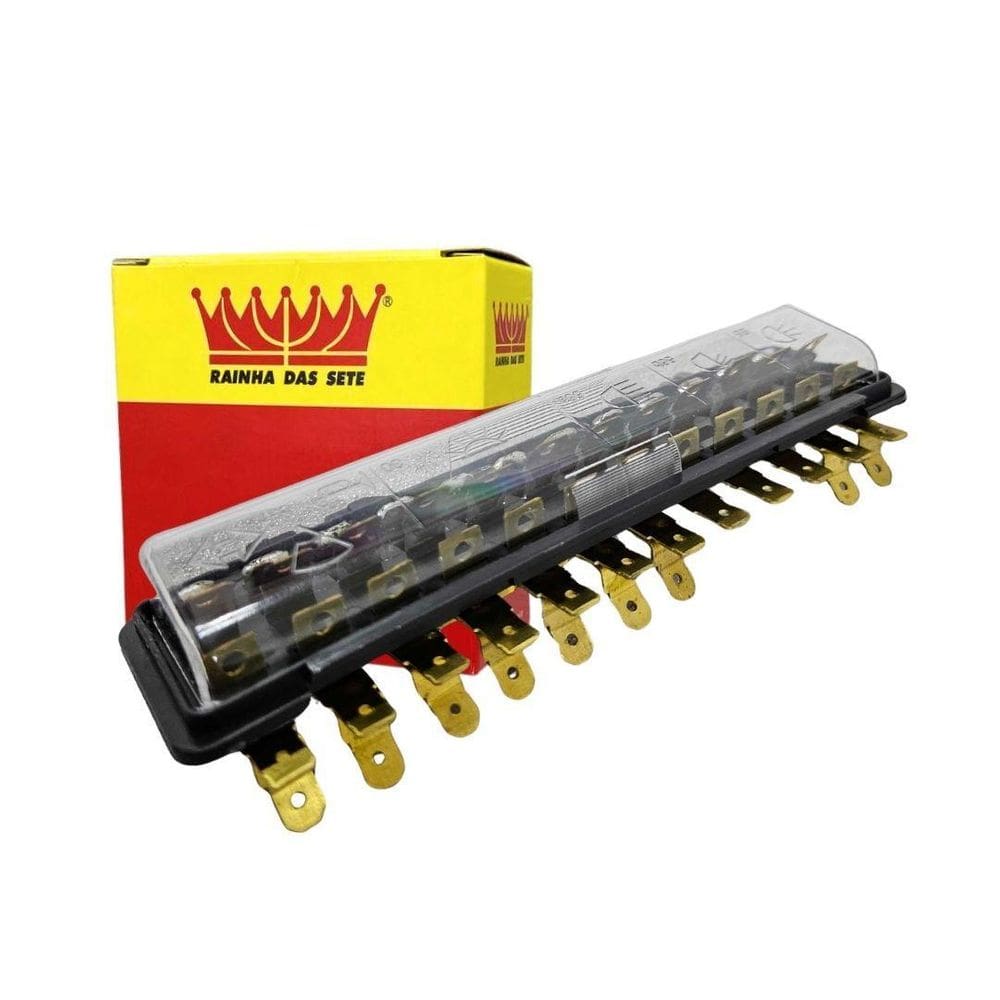 Caixa Fusível Para Fusca Após 1975 Tipo Torpedo Ceramica 12P