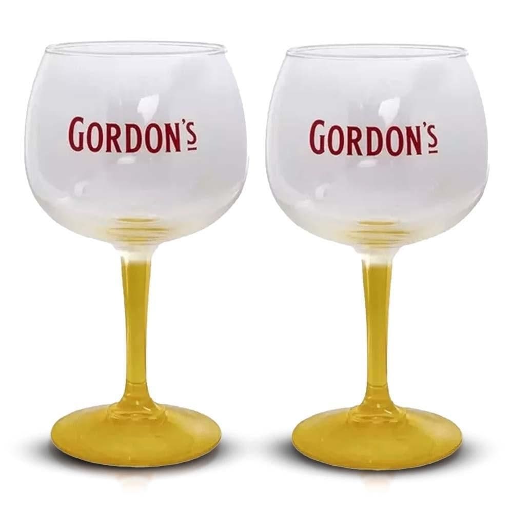 Taças de Vidro Gordons Gin 2uni 600ml - Pink / Amarelo