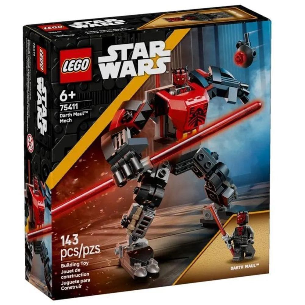 Lego Star Wars - Robô Darth Maul - 143 Peças - 75411