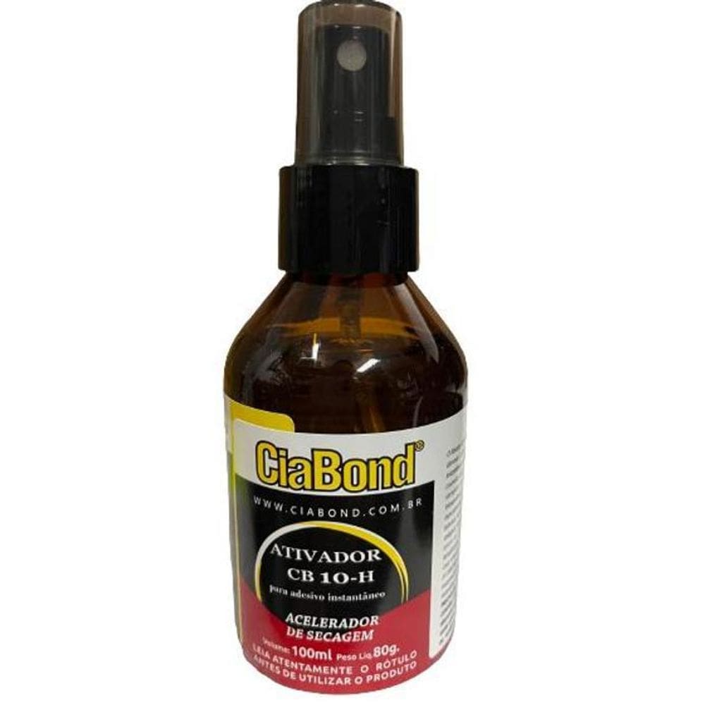 Ativador Para Ciano Líquido 100Ml Com Aplicador