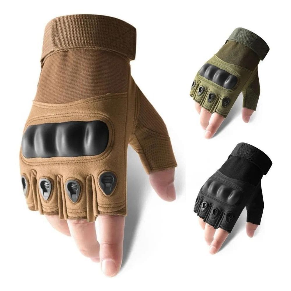 2X Luva Tatica Paintball Militar Proteçao Cores