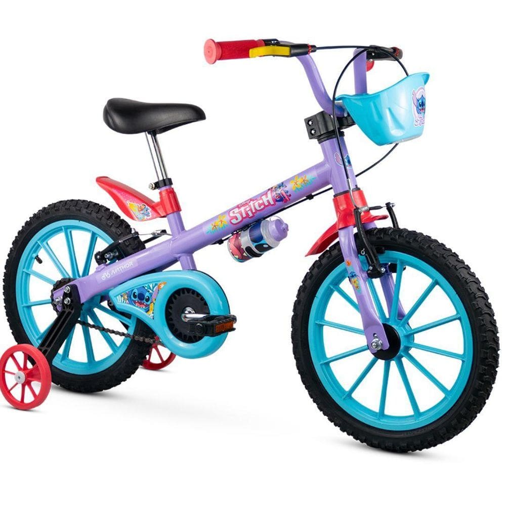 Bicicleta Para Menina Aro 16 Stitch
