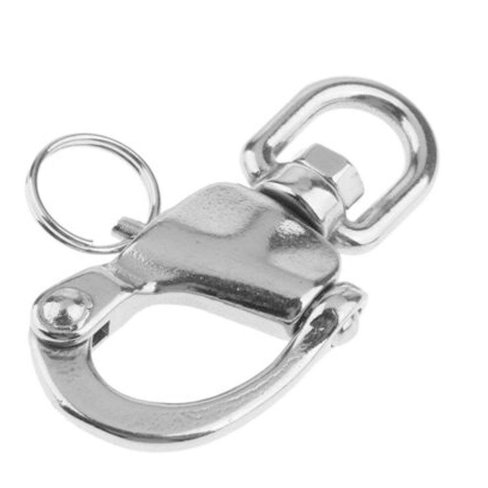 Manilha Orca Inox Com Destorcedor 128Mm