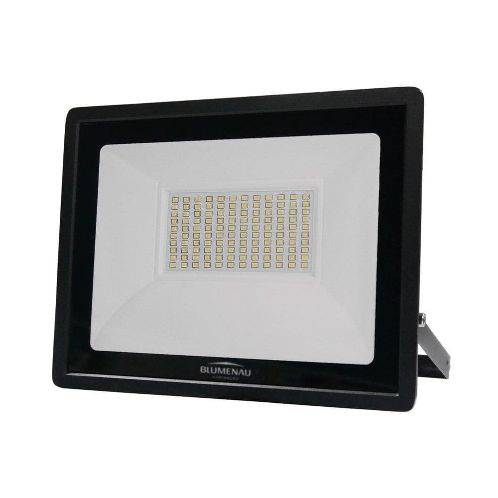 Refletor Led Tech De Alumínio 100W 3000K Bivolt - Blumenau