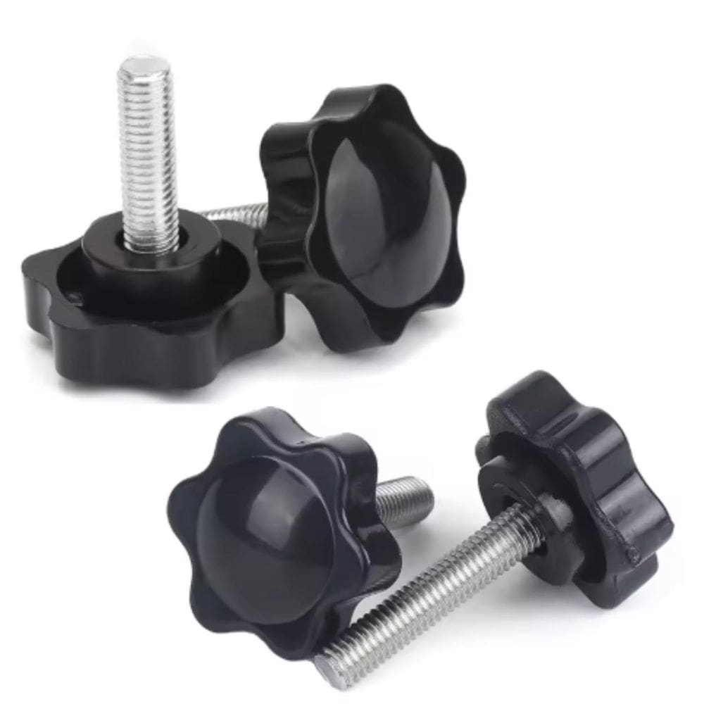 Kit 4 Parafuso Borboleta M8 25Mm Fixação Suporte Bau Motoboy