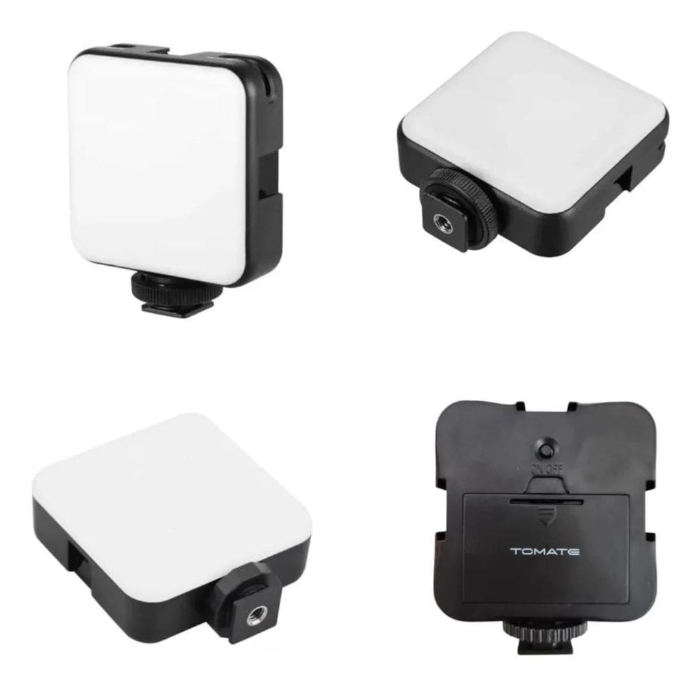 Luz De Preenchimento 5600K Com Sapata E Corpo Leve