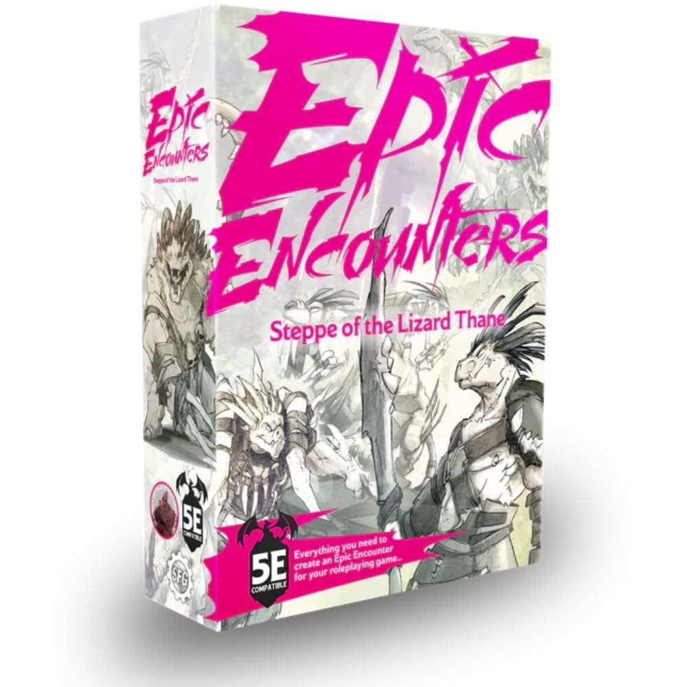 Jogo de Tabuleiro Steamforged Epic Encounters Lizard Thane 5E