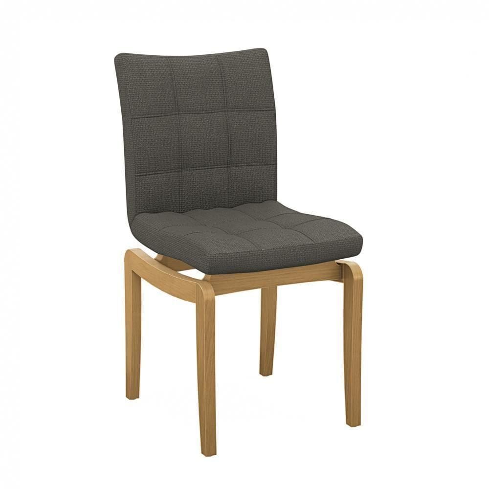 Cadeira Em Madeira Maciça Kappesberg Maya Linho Taupe