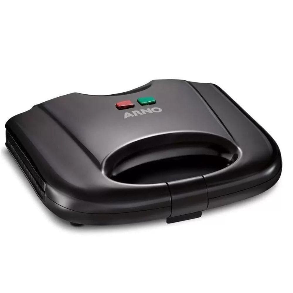 Sanduicheira Arno Compacta Antiaderente 700W - Sacb Preto 110V