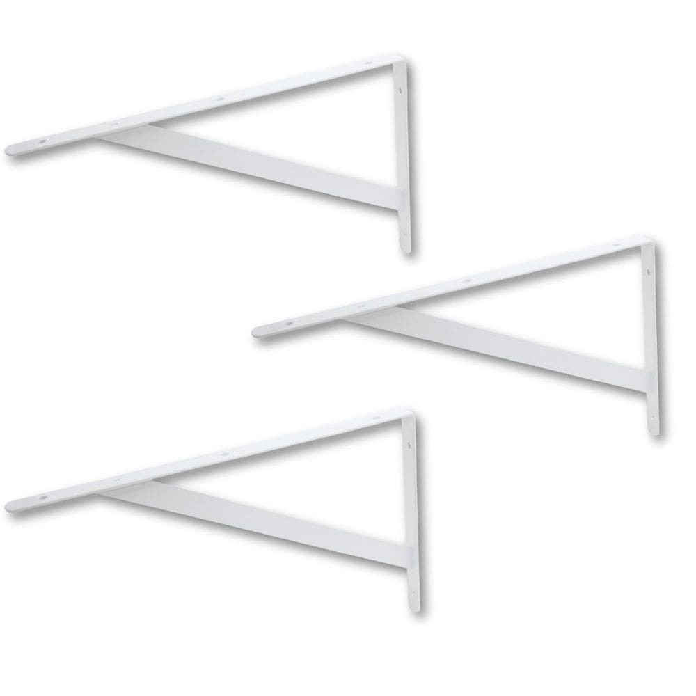 Kit 03 Un Suporte Mão Francesa Para Prateleira 23X14Cm