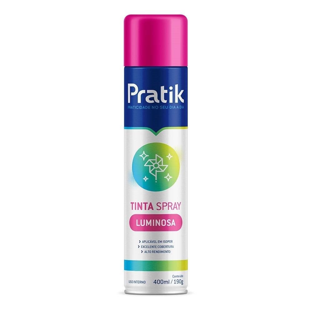 Tinta Spray Pratik Luminosa Magenta 400ml