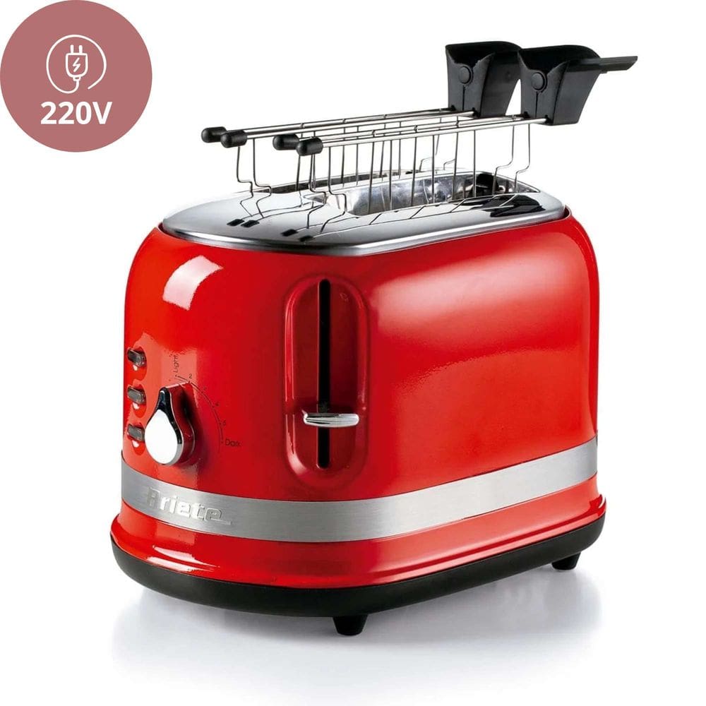 Torradeira Elétrica Moderna Vermelho 220V - Ariete