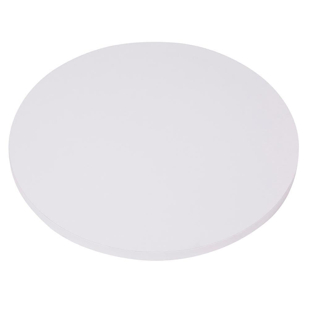 Tampo Redondo 70 cm (Largura) P25 Pandin MDP 2,50 cm (altura) Cor Branco