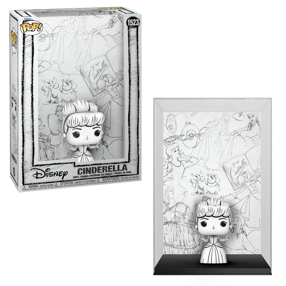 Boneco Funko Pop Art Cover Disney Esboços - Cinderela
