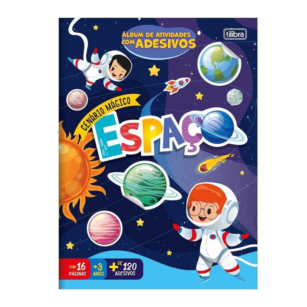 Caderno de atividades Cenário Mágico Espaço 8 fls - Tilibra