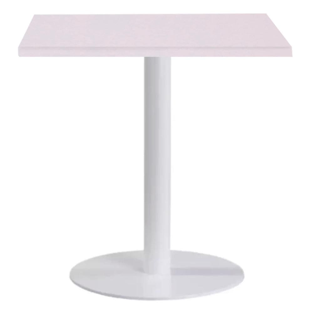 Mesa Pisa Beta Fratini Disco Redondo Branco Tampo MDP