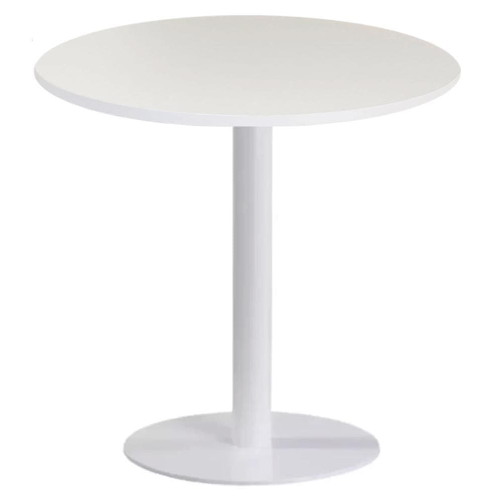Mesa Pisa Beta Fratini Disco Redondo Branco Tampo MDP