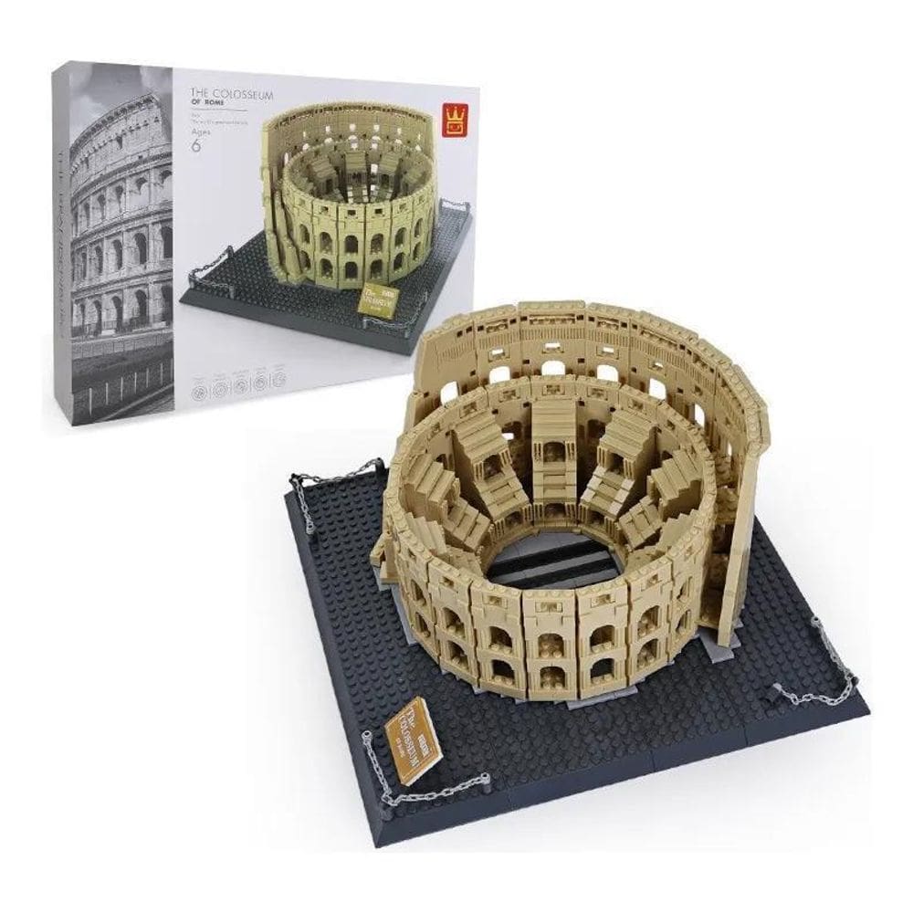 Brinquedo Blocos De Montar - Coliseu De Roma Itália