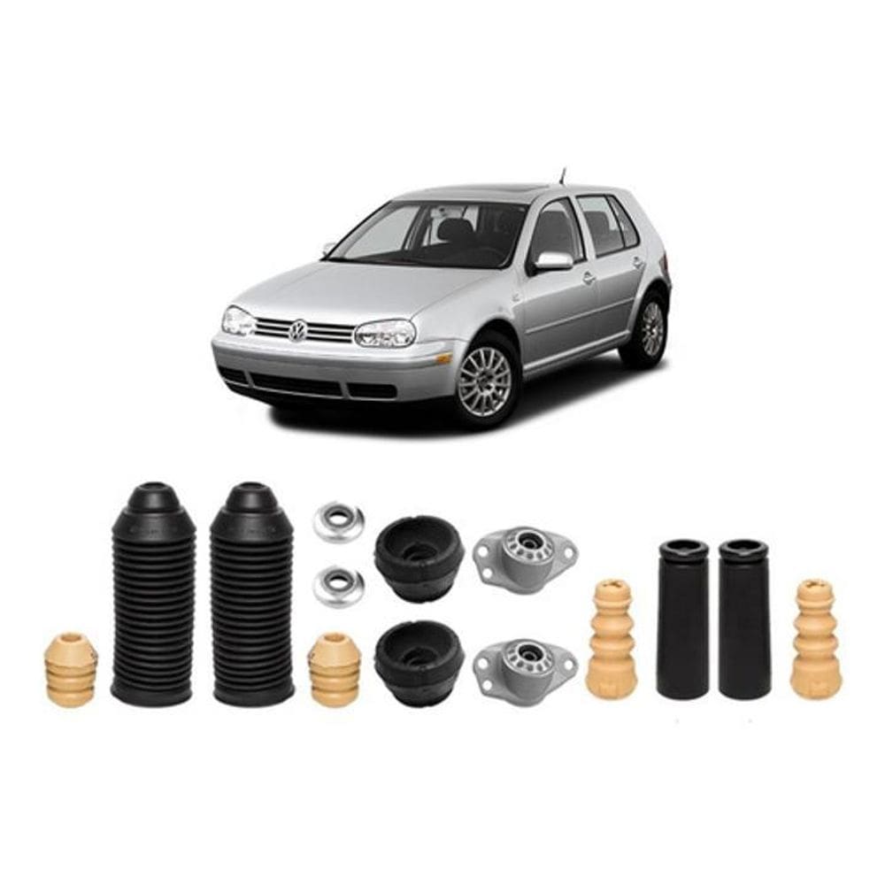 2 Kit Do Amortecedor Dianteiro Traseiro Golf 1999 2000 2001