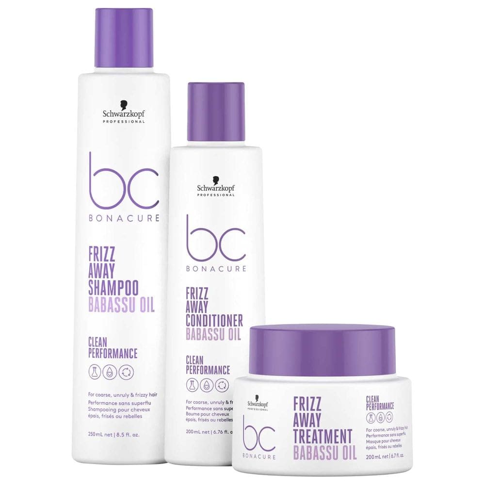 Kit Bonacure Schwarzkopf Clean Frizz AwayHome Care(3 itens)