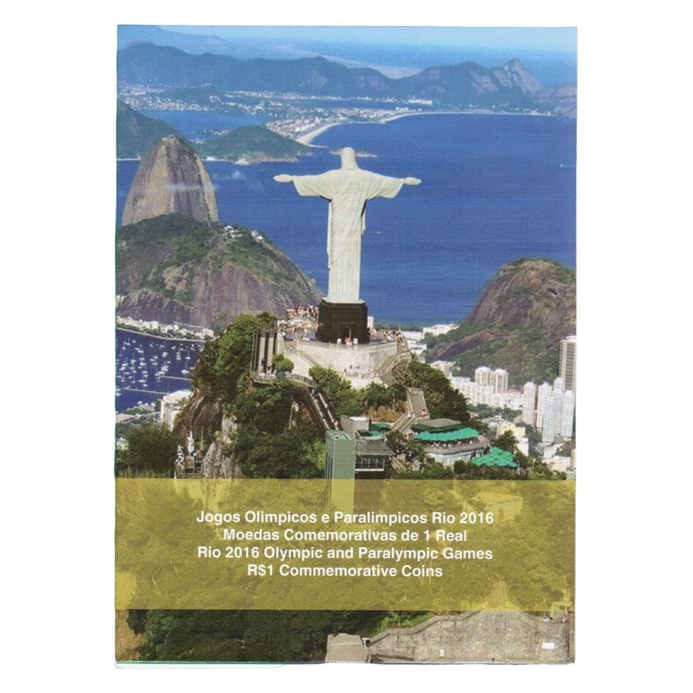 Álbum Para 16 Moedas Olímpicas Rio 2016 Com Acrílico