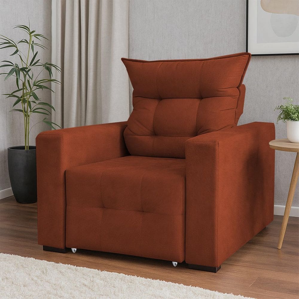 Poltrona Amamentação E Decoração Helena TerraCota