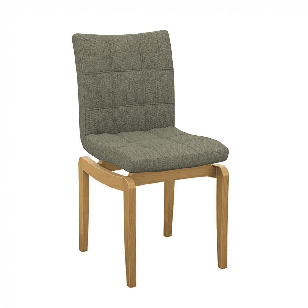 Cadeira Em Madeira Maciça Kappesberg Maya Linho Verde Malva