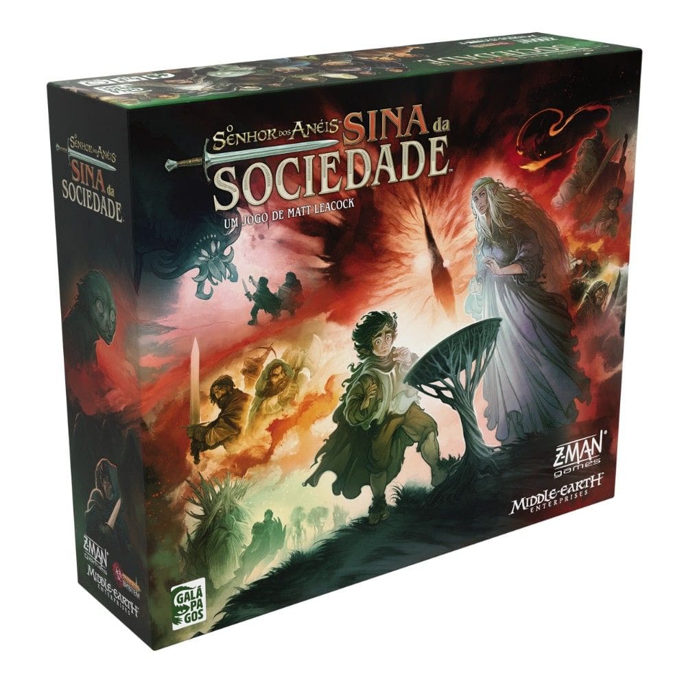 O Senhor dos Anéis: Sina da Sociedade - Um jogo Pandemic System Galápagos