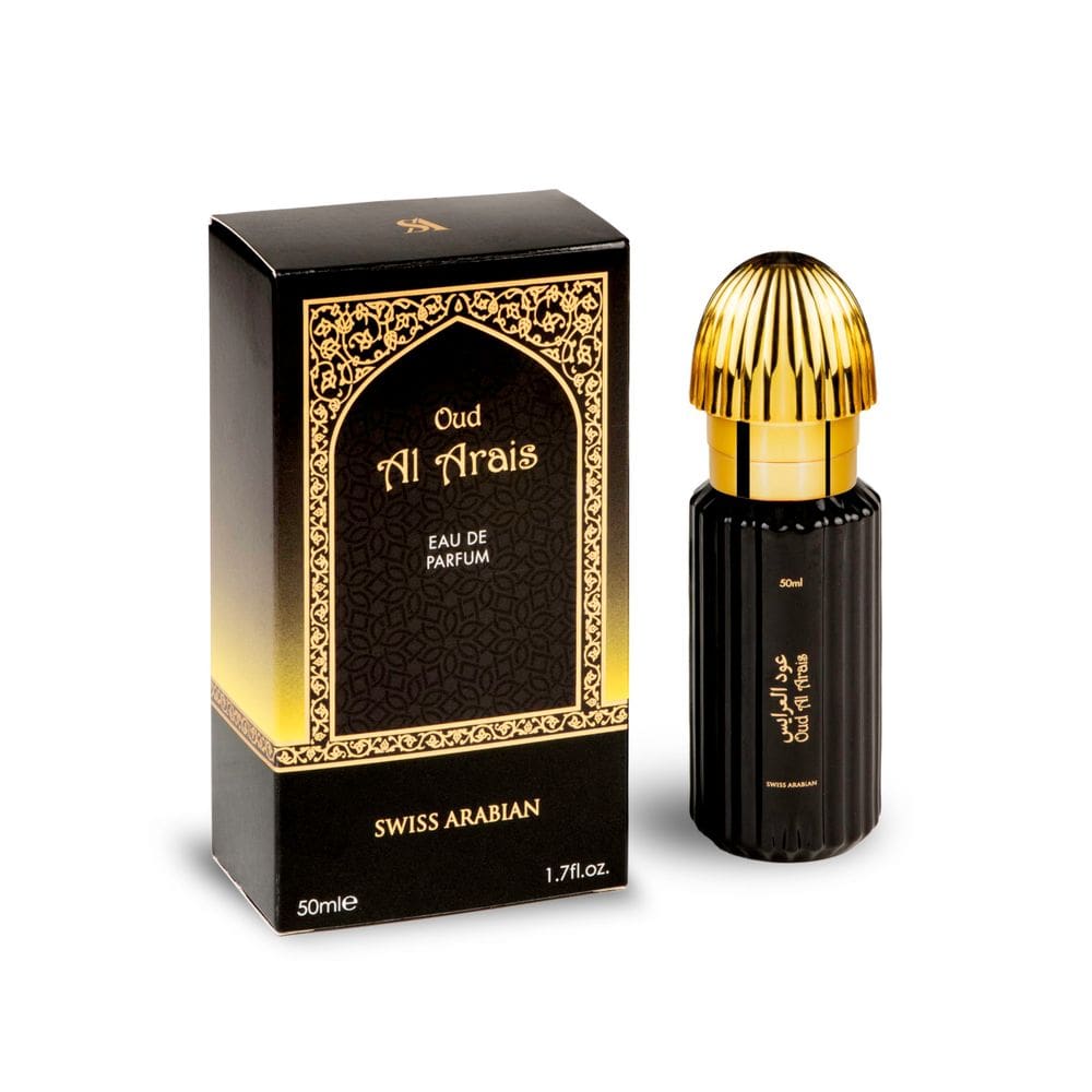 Perfume da Arábia Suíça Oud Al Arais para mulheres 50mL