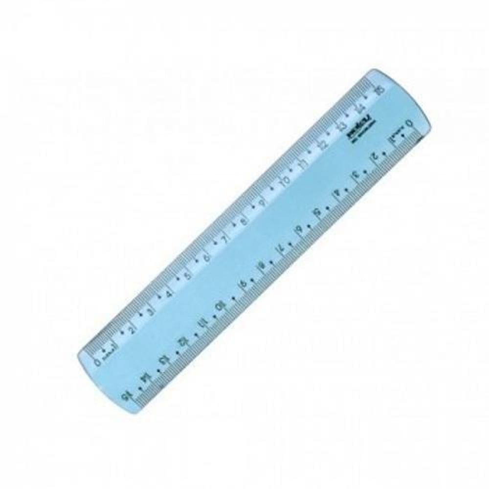 Regua 15Cm New Line Azul - 325