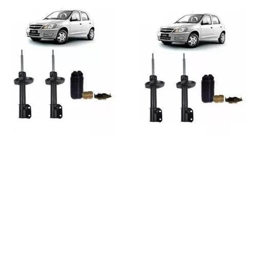 Par Amortecedor+Kit Dianteiro Celta 2006