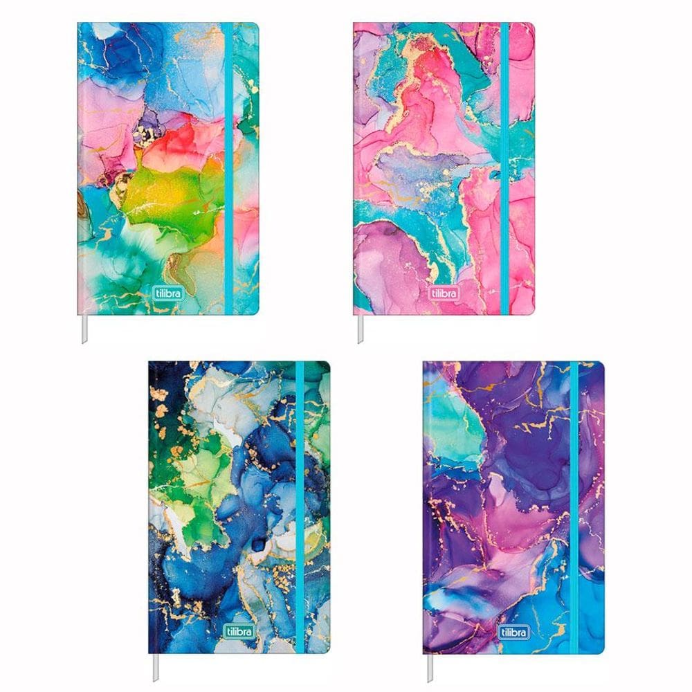 Caderno costurado grande s/pauta Fitto 80fls Trend 3 Tilibra