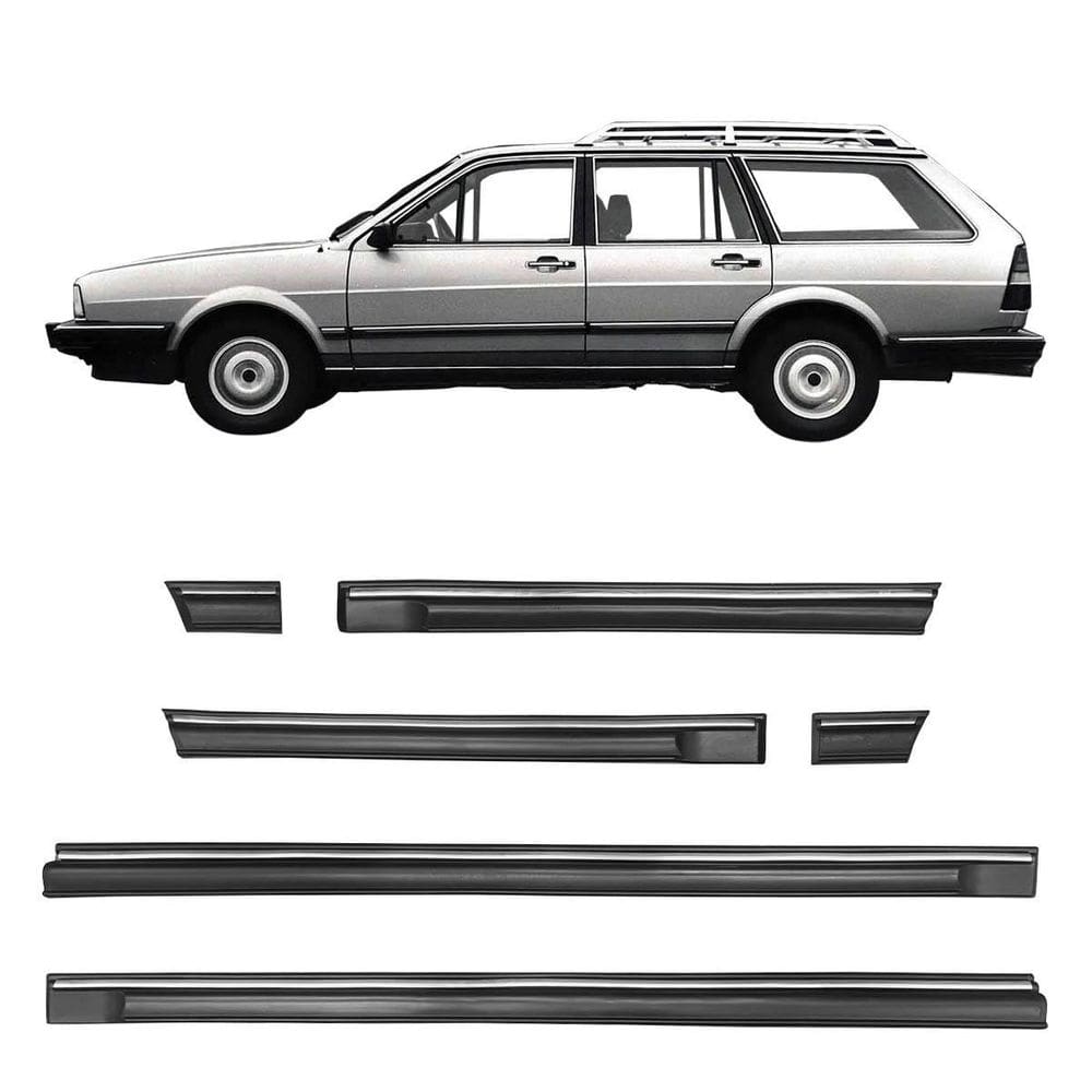 Friso Lateral Quantum 85 86 87 88 89 90 4 Portas Preto 1512A