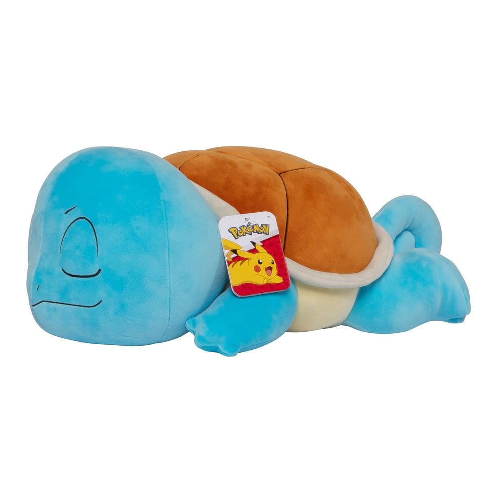 Brinquedo de pelúcia Pokémon Squirtle Sleeping 45cm - PKW0220