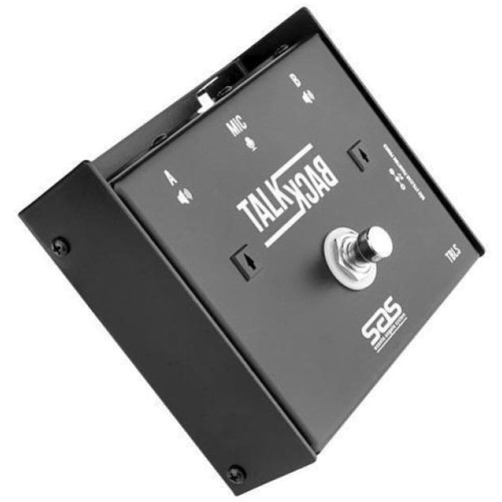 Pedal Talkback Tbls Sem Trava Para Comunicação Banda In-Ear