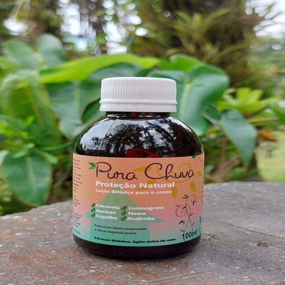Repelente Bifásico Proteção Natural - 100ml - Pura Chuva