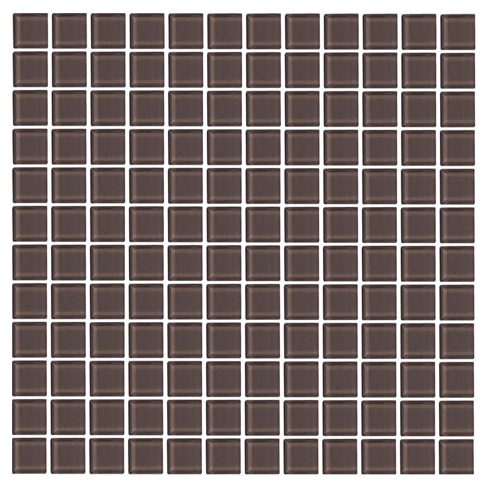 Pastilha de Vidro Crystal Chocolate 2X2 Placa 30X30cm - 1013020656