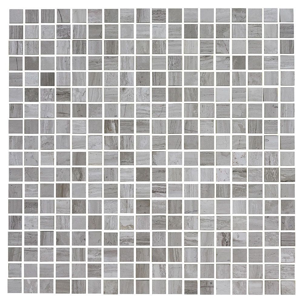Pastilha de Pedra Natural Legno Grigio 1,5X1,5 Placa 30X30cm - 1314004005