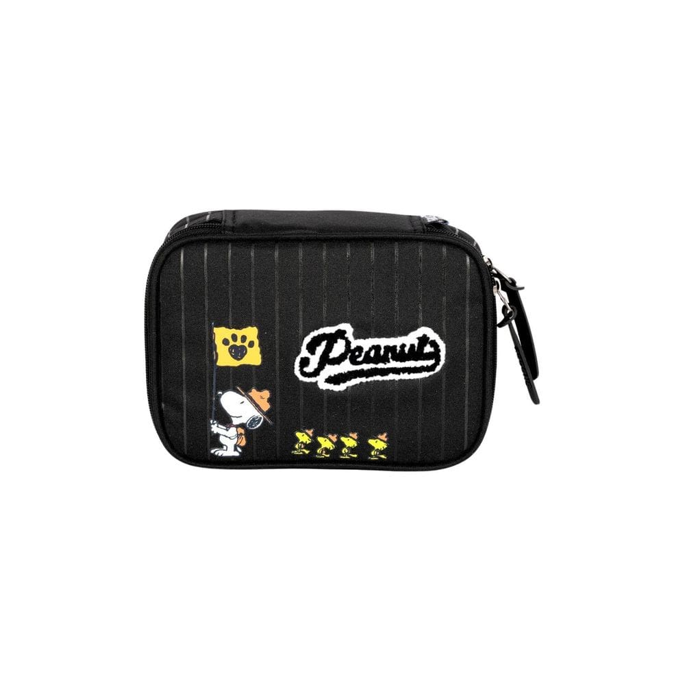 Estojo Escolar Snoopy Box Luxo - Preto