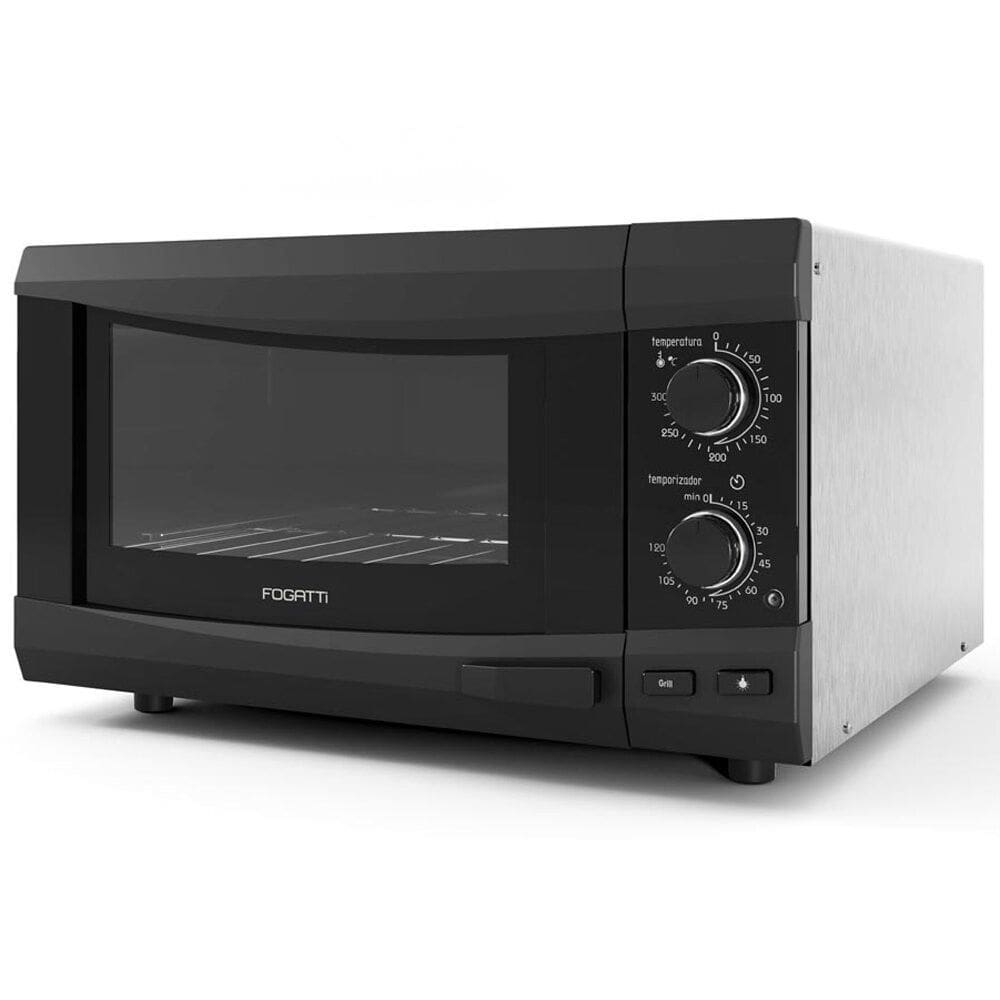 Forno Elétrico Fogatti New Black, 45 Litros, 1700W, Preto
