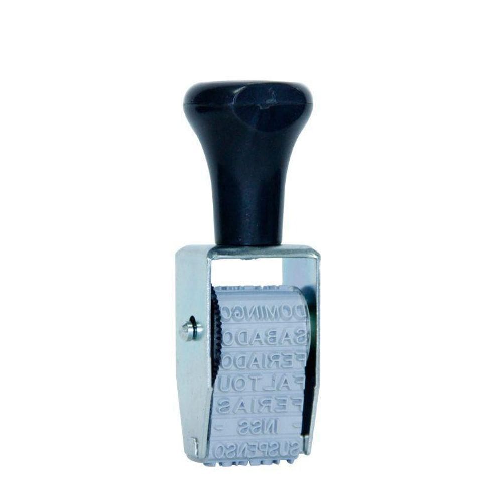 Kit Carimbo Manual Marca Ponto + Almofada