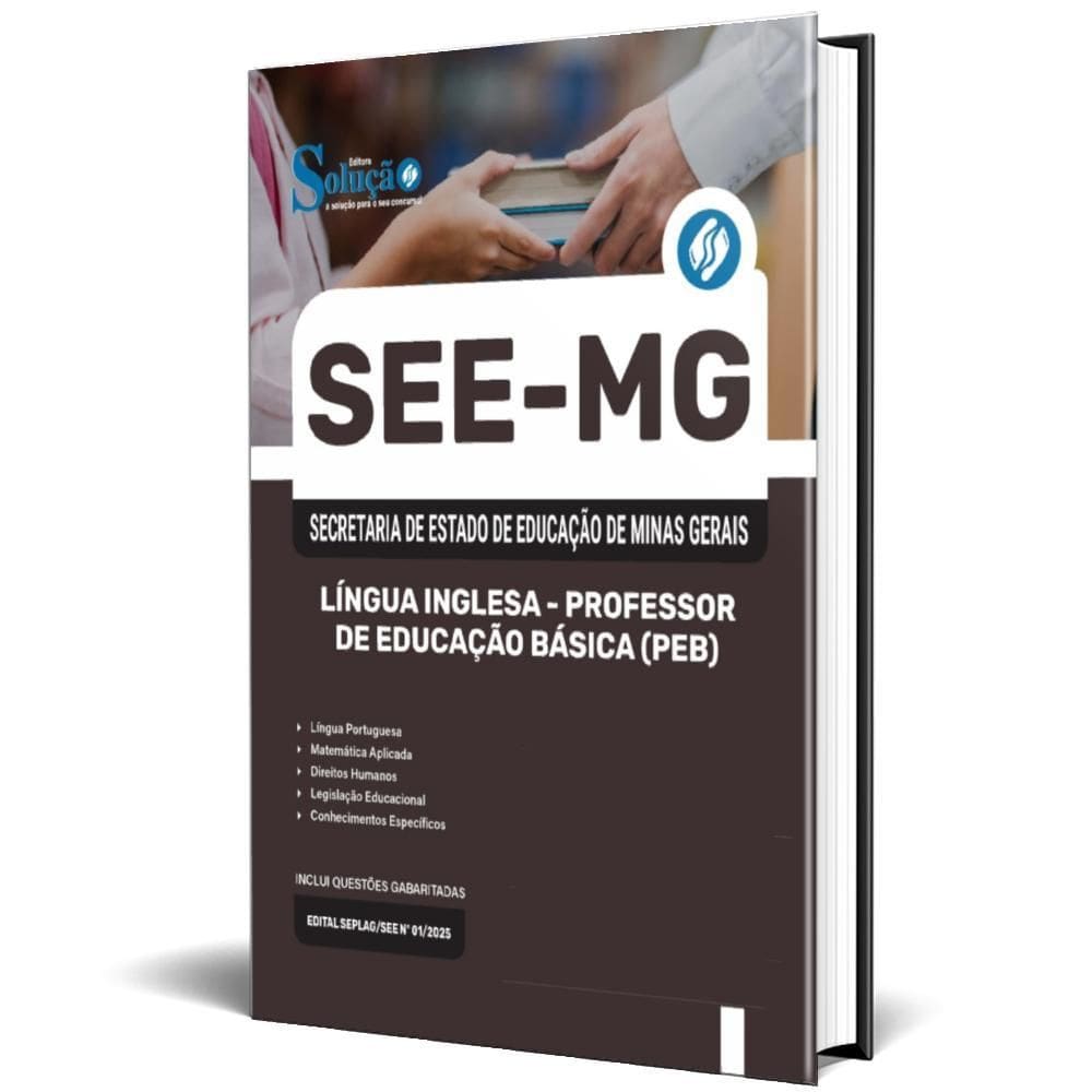 Apostila See Mg 2025 Língua Inglesa Professor Educação