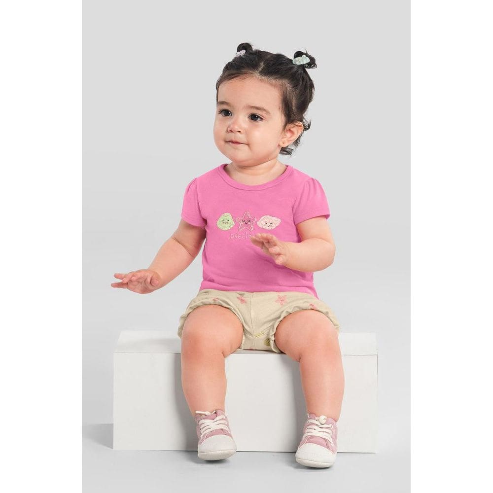 Conjunto bebê menina de estrelinha Brandili Baby