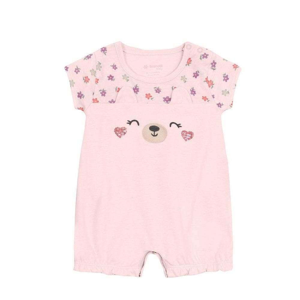 Macaquinho bebê menina de ursinho Brandili Baby